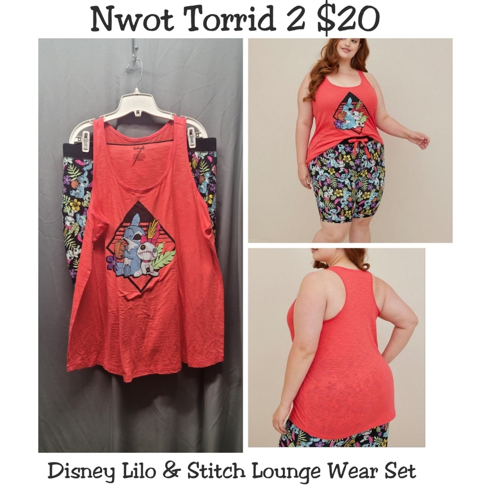 Torrid Lilo and stitch sleep set size 2